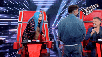 Tv Show Party GIF by The Voice of Italy
