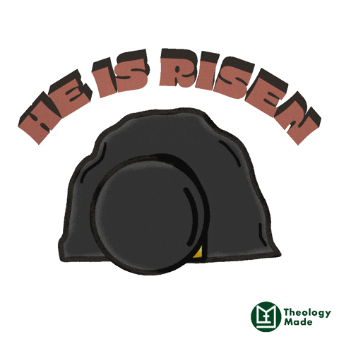 He Is Risen Jesus GIF by Theology Made