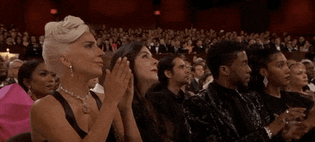 lady gaga applause GIF by The Academy Awards