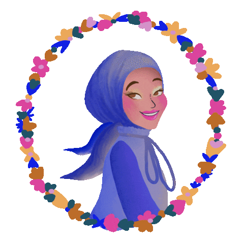 Women Muslim Sticker
