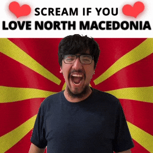 SCREAM IF YOU LOVE NORTH MACEDONIA