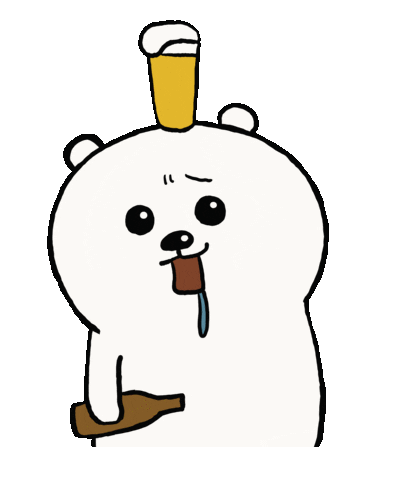 Beer Bear Sticker