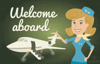 happy welcome home GIF by Ecard Mint happy welcome home GIF by Ecard Mint