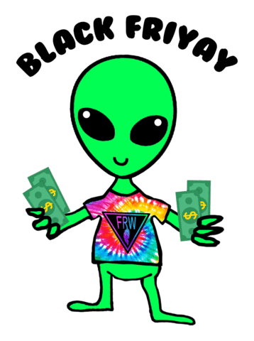 Black Friday Rave Sticker by freedomravewear