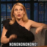 claire danes no GIF by Late Night with Seth Meyers