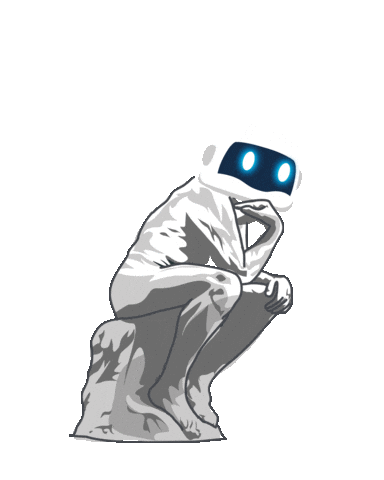 Thinking Pacman Sticker by Somos ADISES