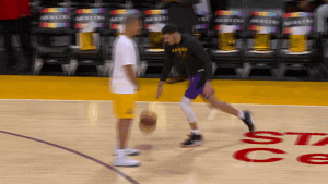 Los Angeles Lakers Jump GIF by NBA