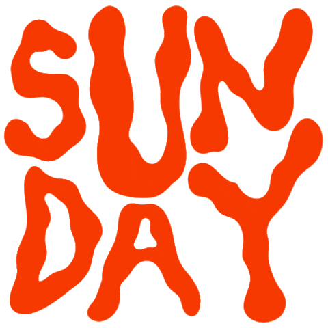 Weekend Sunday Sticker by Sam Buros Makes Stuff