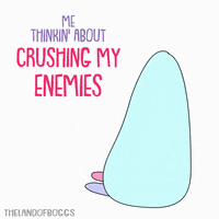 thinking enemy GIF by BuzzFeed Animation
