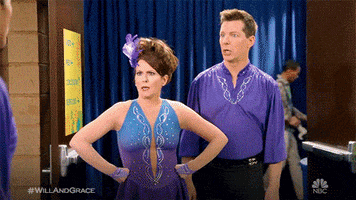 will and grace stole my look GIF by NBC