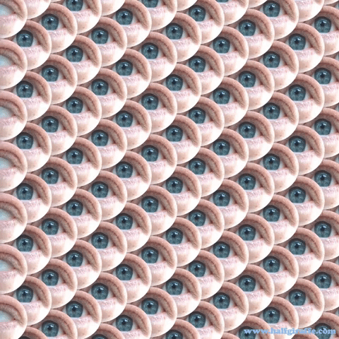 eyes pattern GIF by William Garratt