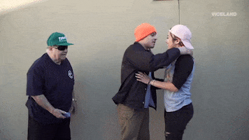 prank kiss GIF by KING OF THE ROAD