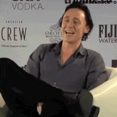 tom hiddleston lol GIF