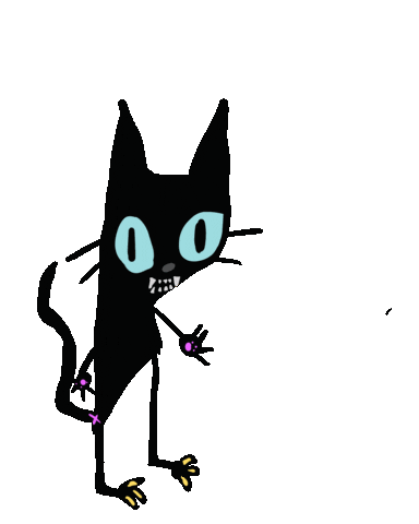 Hot Topic Cat Sticker
