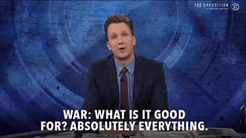 war what is it good for GIF by The Opposition w/ Jordan Klepper