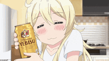 drink beer drinking GIF by HIDIVE