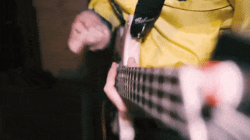 bass guitar power chords GIF by Merge Records