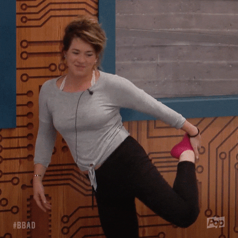 stretching big brother GIF by Big Brother After Dark