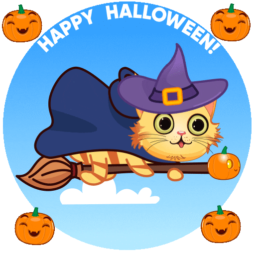 Happy Halloween Sticker - Happy Halloween Transparent - Discover & Share  GIFs