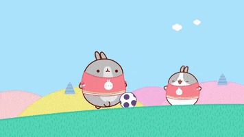world cup win GIF by Molang.Official