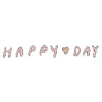 yeolcool happy heart pink weekend Sticker
