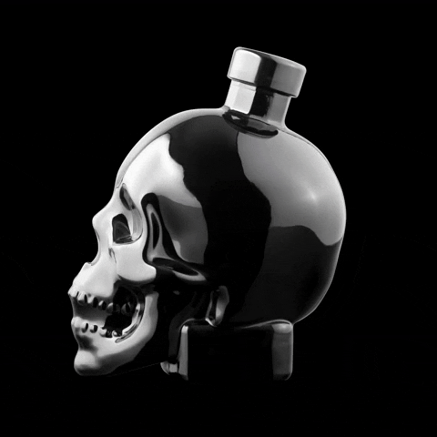 Dan Aykroyd Skull GIF by CrystalHeadVodka