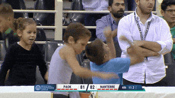 happy kids GIF by Basketball Champions League