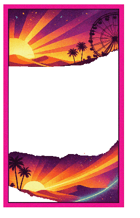 Sunset Cali Sticker