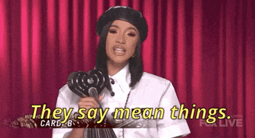 cardi b haters GIF by iHeartRadio