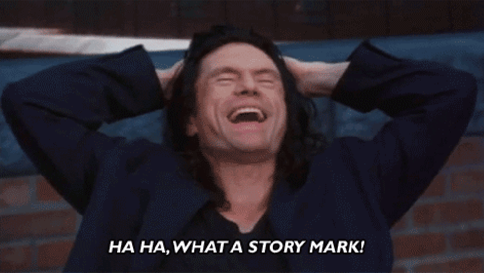 Image result for what a story mark gif