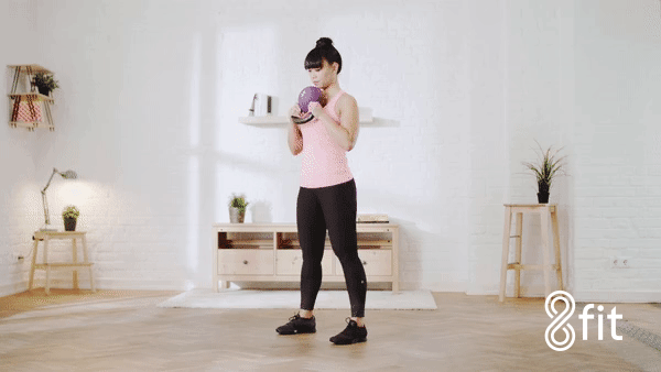 Fitness Squat GIF by 8fit - Find & Share on GIPHY