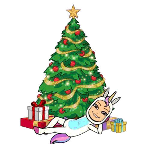 Christmas Rainbow Sticker by UnibowStore