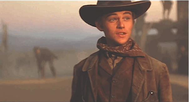 Leonardo Dicaprio Cowboy GIF