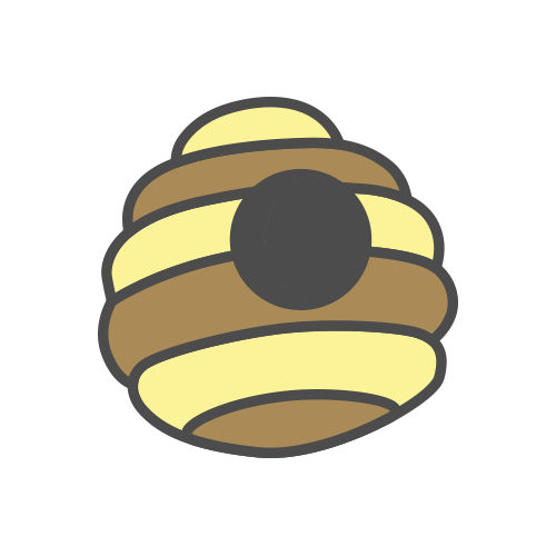 Bee Honeycomb Sticker by Beekrafty