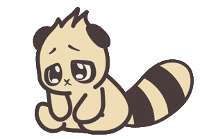 Sad Sighing Sticker