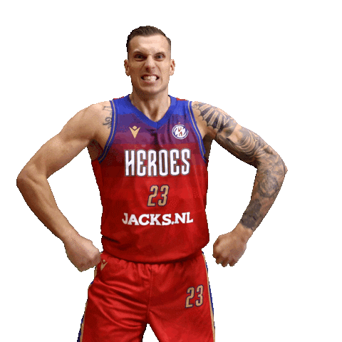 Basketball Celebration Sticker by Heroes Den Bosch