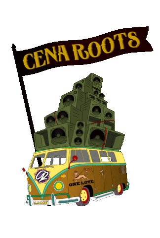 Reggae Rasta Sticker by Cena Roots