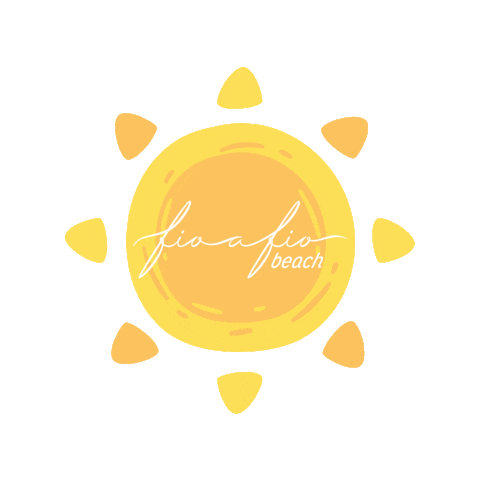 Sol Mar Sticker by Fio a Fio Beach