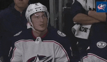 confused oh no GIF by Columbus Blue Jackets