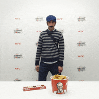 fried chicken swag GIF by KFC Italy