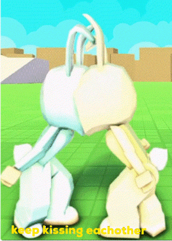 Keep Kissing Eachother GIF