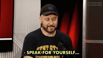 speak for yourself marc andreyko GIF by Collider