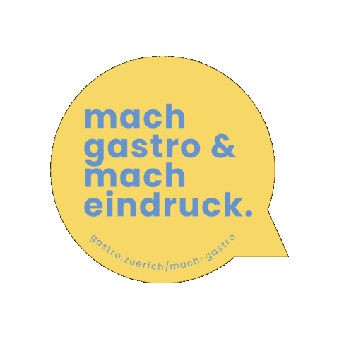 Zurich Nachwuchs Sticker by Gastro Kanton Zürich