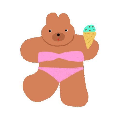 水着 Summer Vacation Sticker