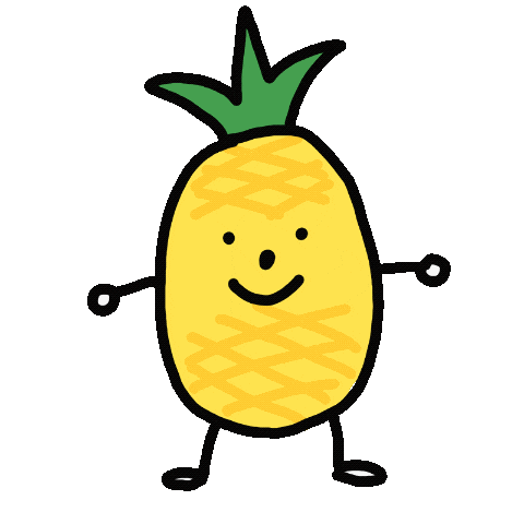 Pineapple パイナップル Sticker