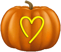 Halloween Pumpkin Sticker by Yana