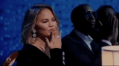 Chrissy Teigen Flirting GIF by NBC - Find & Share on GIPHY