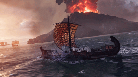 ancient greece ship GIF by Assassin's Creed