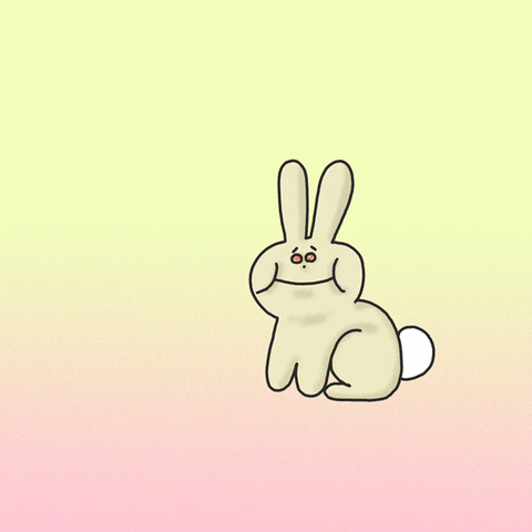 Easter Bunny GIF by GIPHY Studios Originals