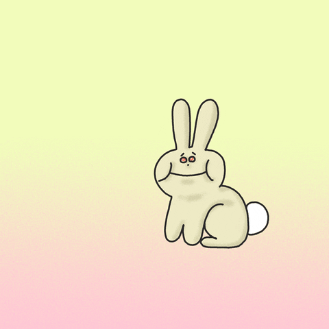 Giphy - Easter Bunny GIF by GIPHY Studios Originals